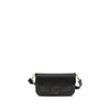 Coccinelle Black Calf Leather Bos Taurus Shoulder Bag