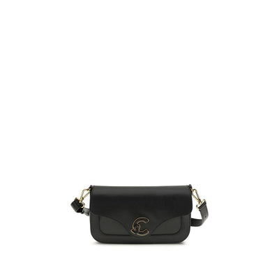 Coccinelle Black Calf Leather Bos Taurus Shoulder Bag