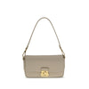 Coccinelle Beige Calf Leather Bos Taurus Shoulder Bag