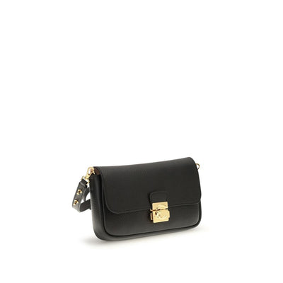 Coccinelle Black Calf Leather Bos Taurus Clutch Bag