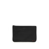 Kiton Black Nylon Clutch Bag