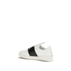Valentino Garavani White Calf Leather Bos Taurus Low Top Sneakers