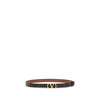 Valentino Garavani Black Lamb Ovis Aries Aries Regular Belt