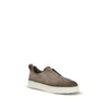 Santoni Beige Rubber Low Top Sneakers