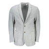 Gant Gray Polyester And Wool Blazer