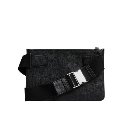 Dolce & Gabbana Black Leather Belt Bag