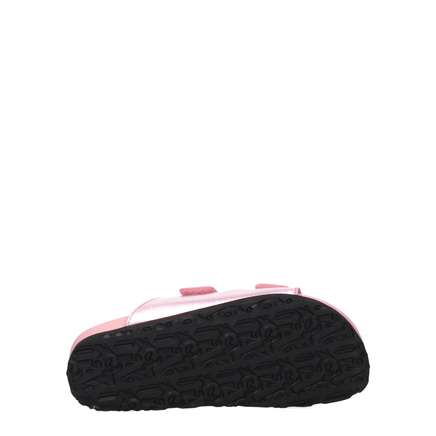 Palm Angels Pink Leather Slippers