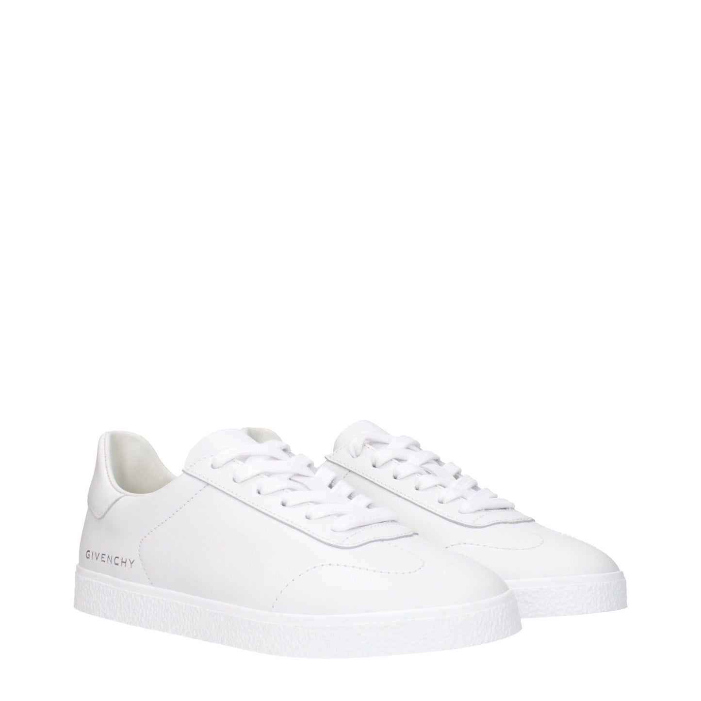 Givenchy White Leather Low Top Sneakers