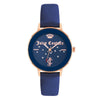 Juicy Couture Blue Plastic Dress Watch