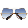 Max Mara Gold Metal Sunglasses