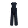 Agolde Blue Cotton Jumpsuit