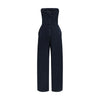 Agolde Blue Cotton Jumpsuit