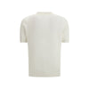 Brunello Cucinelli White Cotton Polo Shirt