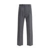 Prada Gray Fleece Wool Dress Pants