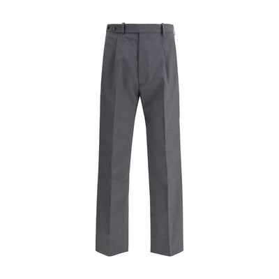 Prada Gray Fleece Wool Dress Pants