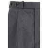 Prada Gray Fleece Wool Dress Pants