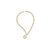 Chiara Ferragni Gold Stainless Steel Necklace