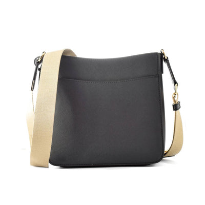 Michael Kors Black Canvas Crossbody Bag