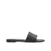 Bottega Veneta Black Lamb Leather Mules