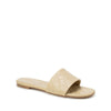 Bottega Veneta Beige Lamb Leather Flat Sandals