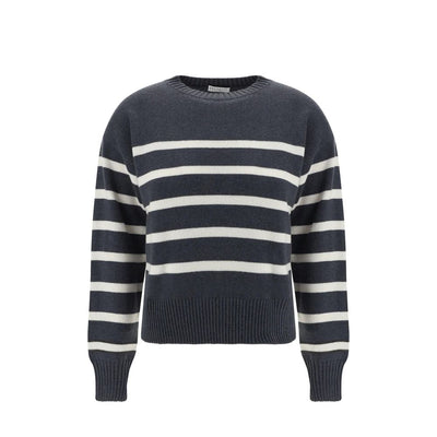 Brunello Cucinelli Gray Cashmere Cashmere Sweater