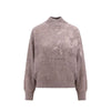 Brunello Cucinelli Beige Cashmere Sweatshirt
