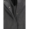 Brunello Cucinelli Gray Wool Casual Dress