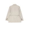 Brunello Cucinelli Beige Elastane Coat