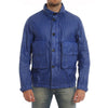 C.P. Company Blue Linen Full-Length Jacket
