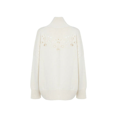 Chloé White Wool Sweatshirt