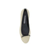 Manolo Blahnik Beige Raffia Ballet Flats