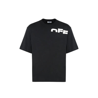 Off-White Black Cotton T-Shirt