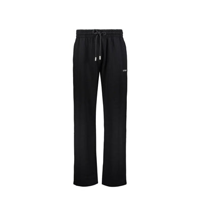 Off-White Black Cotton Joggers (Workout Pants)