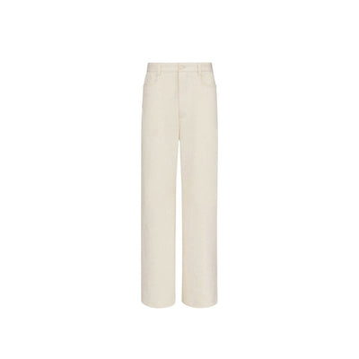 Dior White Cashmere Chino Pants