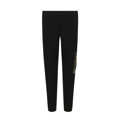Dolce & Gabbana Black Cotton Cargo Pants