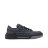 Dolce & Gabbana Black Cotton Low Top Sneakers