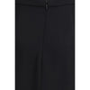 Valentino Black Silk Long Skirt