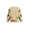 Valentino Multicolor Wool Cardigan