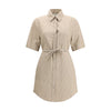 Fendi Beige Cotton Casual Dress