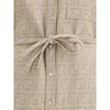 Fendi Beige Cotton Casual Dress