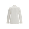 Valentino White Cotton Dress Shirt