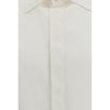 Valentino White Cotton Dress Shirt