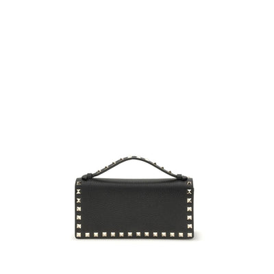 Valentino Garavani Black Calf Leather Bos Taurus Wallet