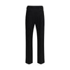 Valentino Black Fleece Wool Dress Pants