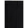 Valentino Black Fleece Wool Dress Pants