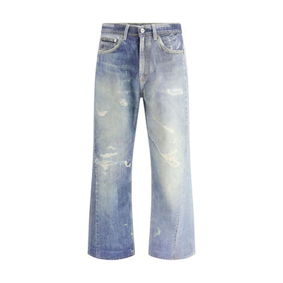 Our Legacy Light Blue Cotton Relaxed Fit Jeans