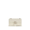 Gucci White Calf Leather Bos Taurus Shoulder Bag