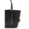 Valentino Garavani Black Calf Leather Bos Taurus Shoulder Bag