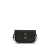 Valentino Garavani Black Calf Leather Bos Taurus Shoulder Bag