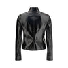 Courrèges Black Cotton Full-Length Jacket